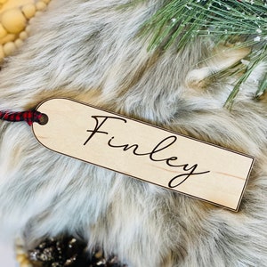 Wooden Stocking Tag, Gift Tag, Personalized Wooden Stocking Name Tags, Stocking Name Tags, Wooden Gift Tags, Rustic Chic, Gift Tags