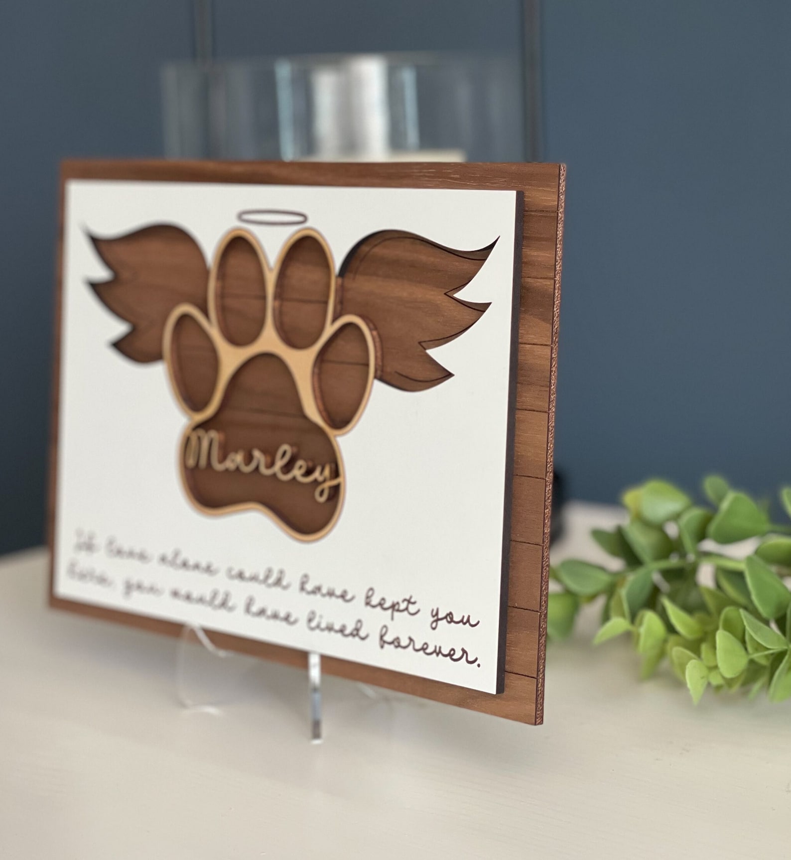 Pet Memorial Sign, Pet Memorial Gift, Pet Loss Gift, Personalized Cat