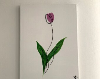 Stylized tulip