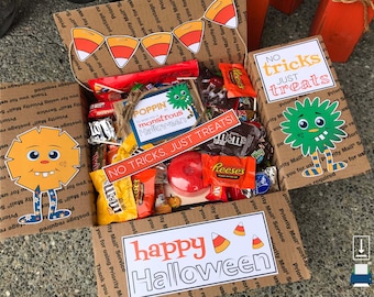 Monstrous Halloween Care Package Printables | Printable Care Package Decor | Halloween Care Package Printables | Care Package For College