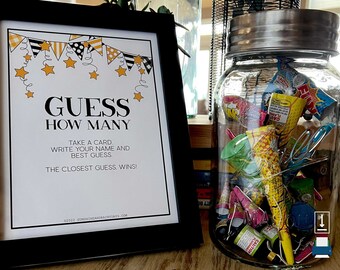 Juego de adivinar cuántos para la fiesta de Año Nuevo • Juego de adivinar cuántos • Juego de fiesta • Adivina cuántos • Idea para la fiesta de Año Nuevo • Adivina cuántos besos