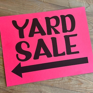 Printable Yard Sale Signs • Yard Sale Signs You Can Print At Home • Printable Signs • Yard Sale Printables • Yard Sale • Instant Download