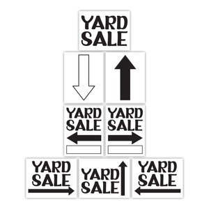 Printable Yard Sale Signs • Yard Sale Signs You Can Print at Home ...