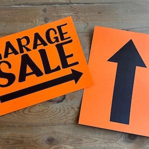 Cartelli per vendita garage stampabili • Cartelli per vendita garage che puoi stampare a casa • Cartelli stampabili • Stampabili per vendita garage • Download istantaneo