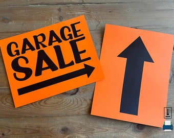 Printable Garage Sale Signs • Garage Sale Signs You Can Print At Home • Printable Signs • Garage Sale Printables • Instant Download