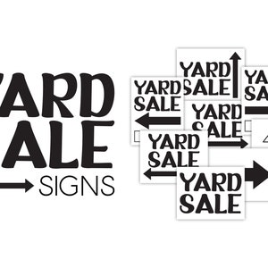 Printable Yard Sale Signs • Yard Sale Signs You Can Print at Home ...