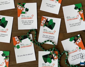 Who Is Most Like A Leprechaun St. Patrick's Day Game • Group Game • St. Patrick's Day Activity • Leprechaun Game • Leprechaun Party