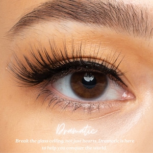 MHQueen Dramatic Magnetic Eyelashes: Handmade Vegan Faux Mink Lashes
