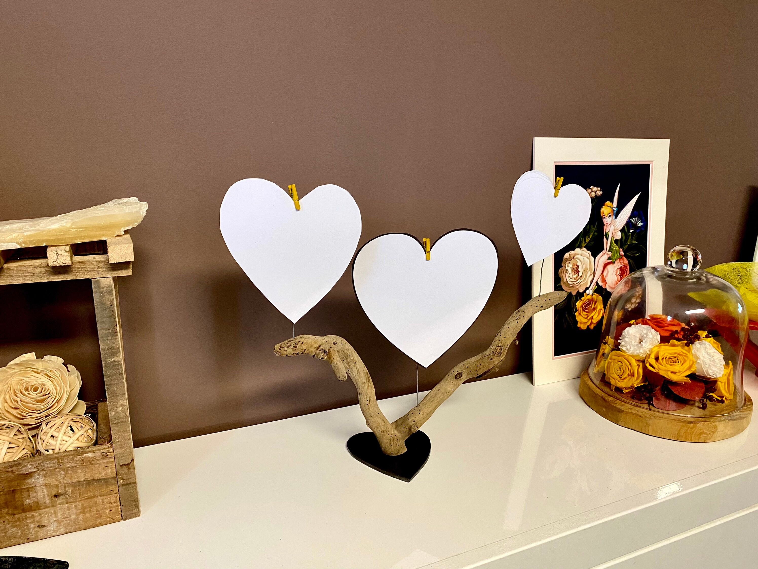 Porte Photos en Bois Flotté