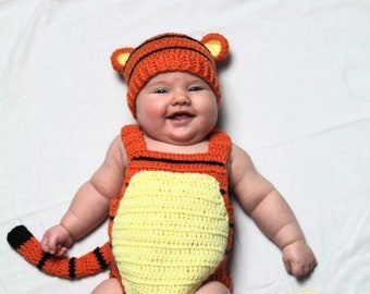 Tigger Romper Set Pattern