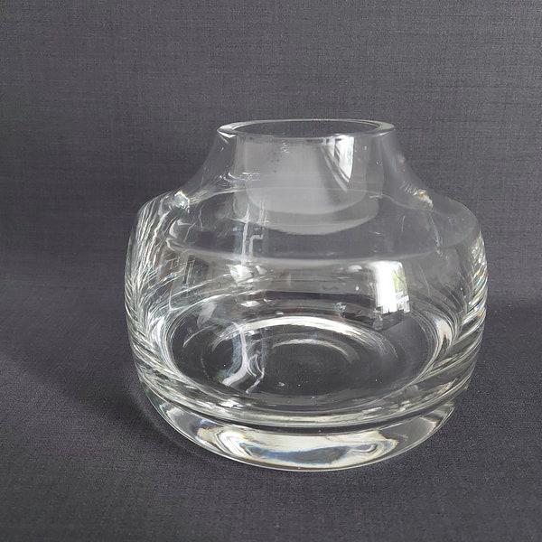 Vase_Dekorationsglas_Kristall_Glas_Mundgeblasen_16 x 13 cm