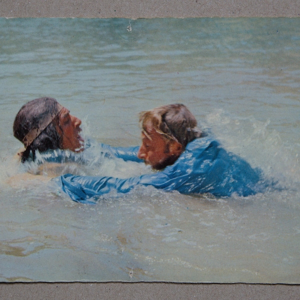 Postkarte_Winnetou_1. Teil_Szene_Lex Barker_Rialto-Constantin_60er