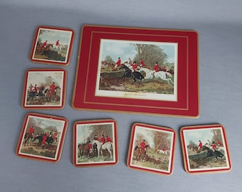 Coaster, Original Pimpernel, British Fox Hunt, Series, Vintage