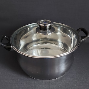 Berghoff cooking pot_large_cooking system_high quality_stainless steel_26.5 cm_5 liters