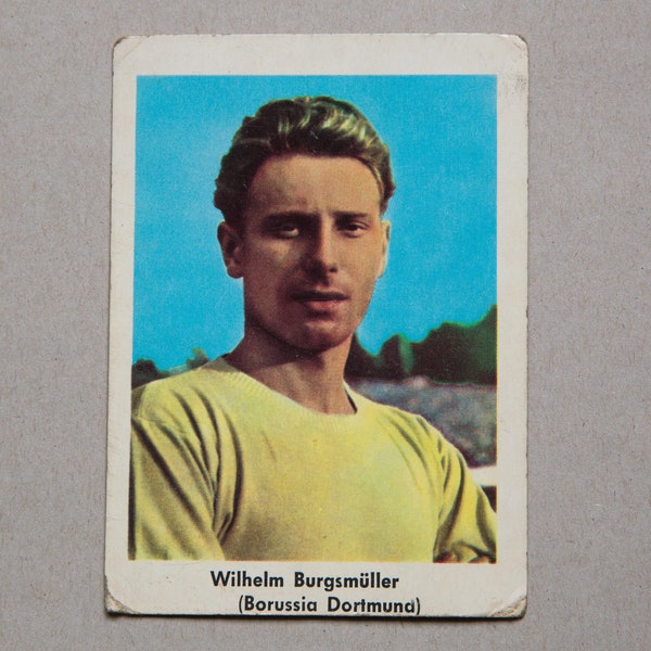 Wilhelm Burgsmüller_Borussia Dortmund_1956/1957_Heinerle_Fußball_Sammelbild