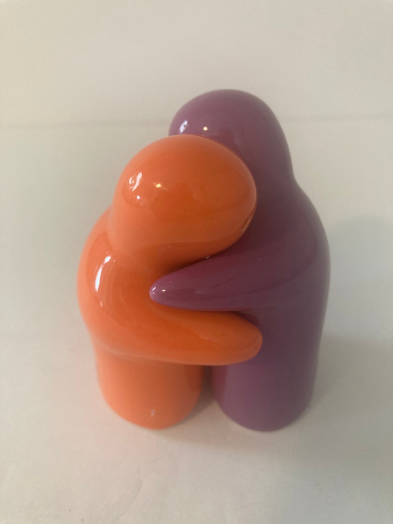 Vintage Ceramic Hugging Ghost Salt and Pepper Shakers From Etsy