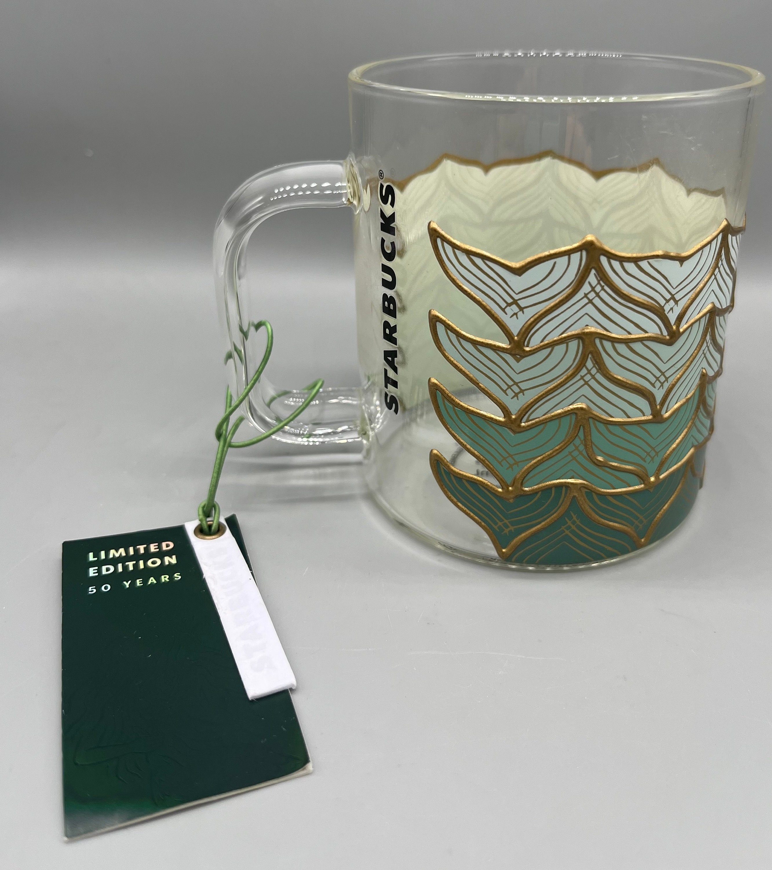 Starbucks 50th Anniversary Limited Edition Mermaid Siren Tail Mug Cup 12 Oz  - Etsy