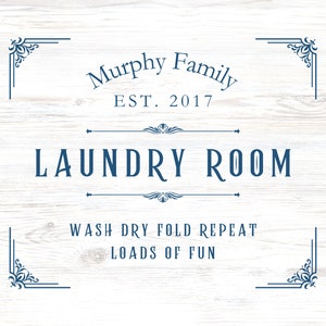 Custom Sign for Your Laundry Room - Digital File