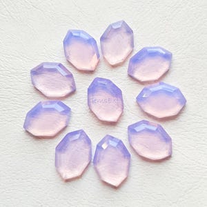 Lavender Quartz Fancy Cut Marquise Shape With Flat Back Gemstone 10 Pcs Lot | Size : 10X14 MM | AAA+ Lavender Quartz Used For Jewelry Making
