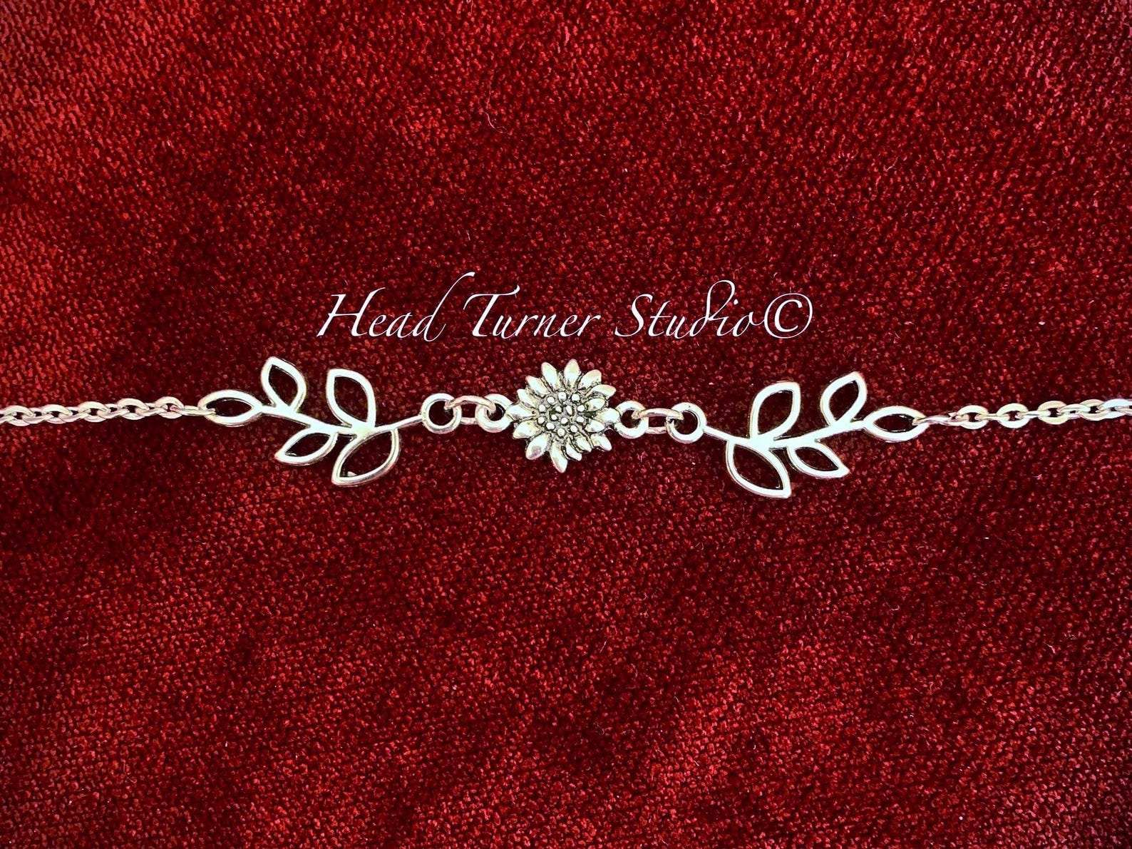Edelweiss Bracelet; Antique Silver; Alpine Mountain Flower of Love; Octoberfest; Bavarian; Wedding; Swiss