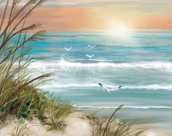 Beach Canvas Art Fresh Breeze
