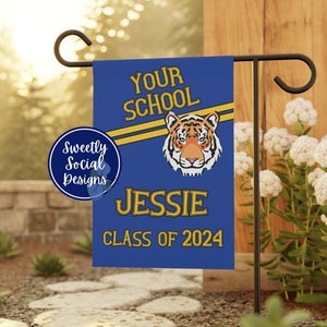 Class Of 2024 - Senior Graduation School Slogan 3x5 Ft Outdoor Banner House  Courtyard Garden Decor Flag