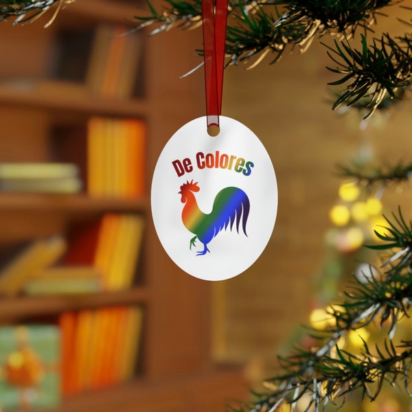 De Colores Custom Ornament. Oval Christmas Ornament for Cursillo, Discipleship Walk or Emmaus Walk - customized for you! Great keepsake!