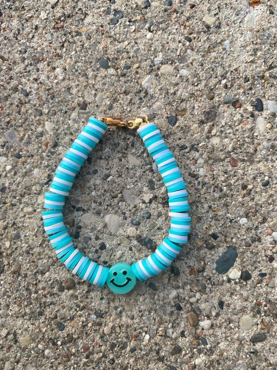 Flat bead bracelet deals