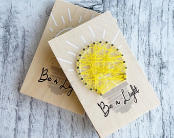 Be A Light String Nail Art | Christian Camp Craft Kit | Theme for Youth Group | Psalms 119:105 | Youth group | Christian Gift | VBS Activity