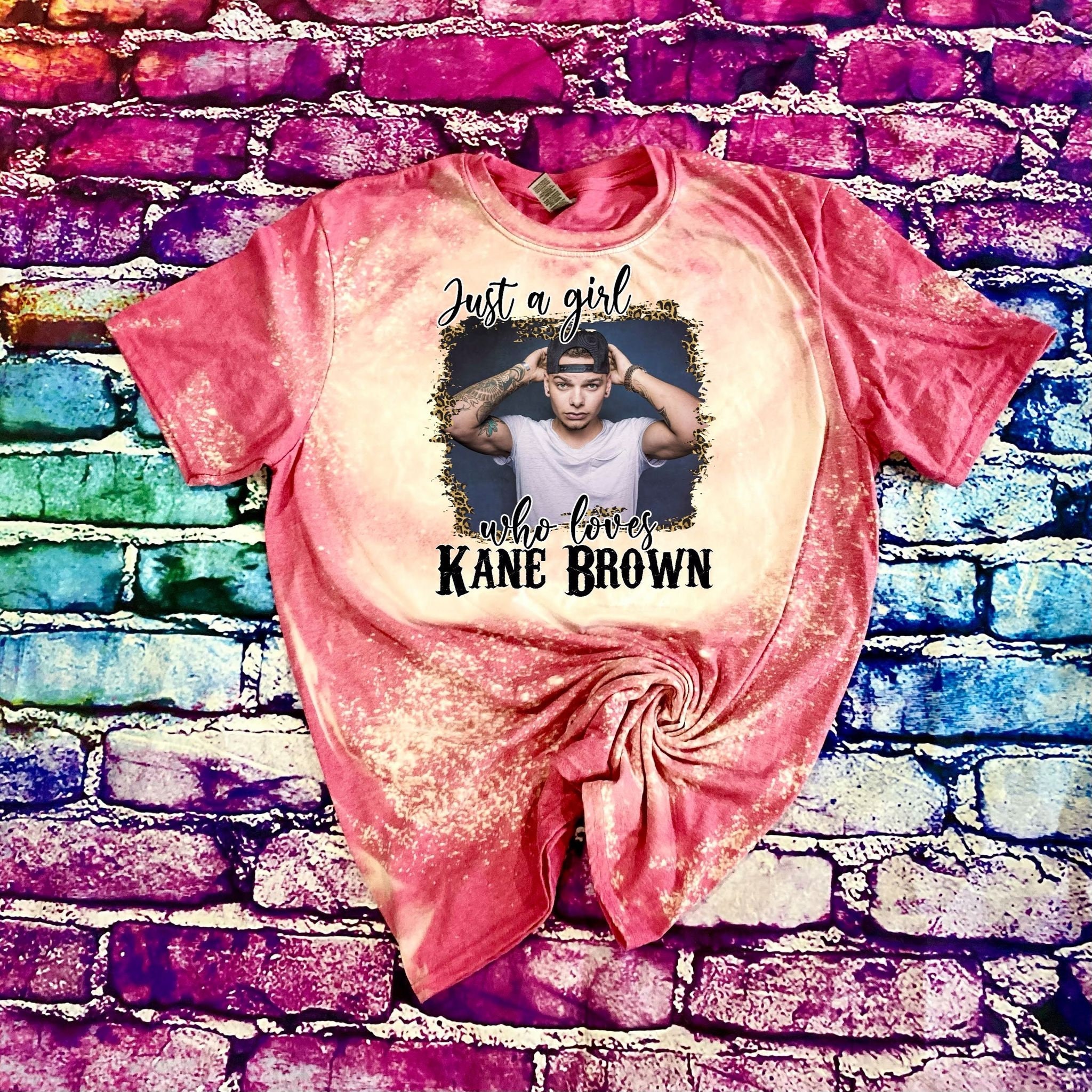 Loves Kane Brown Bleached Shirt - Etsy