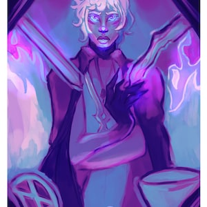 Arcana Tarot Card Character Prints