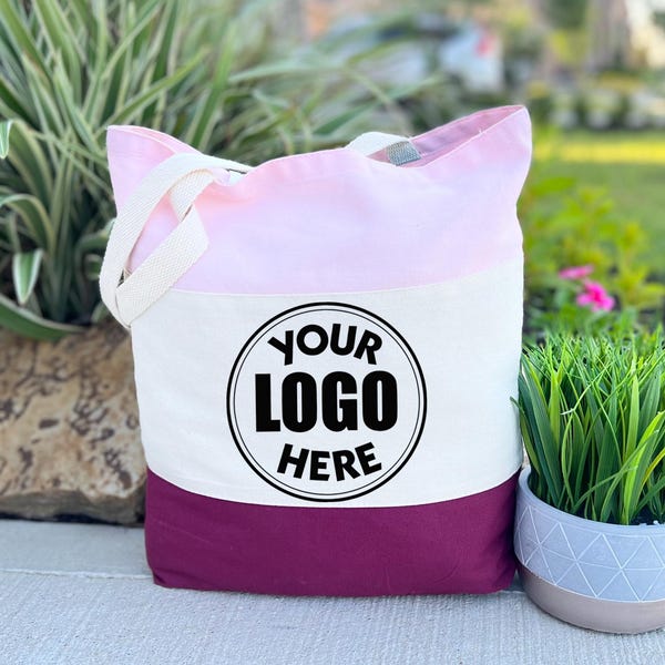 Custom Logo Cotton Canvas Tote Bag: Personalized Business Gift