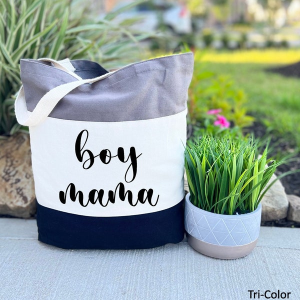 Boy Mama Tote Bag, Boy Mom Bag, Boy Mama Gift Bag, Boy Mama Bag, Canvas Tote Bag, Boy Mom Gift, Mom of Boys Gift, Gift for Mom