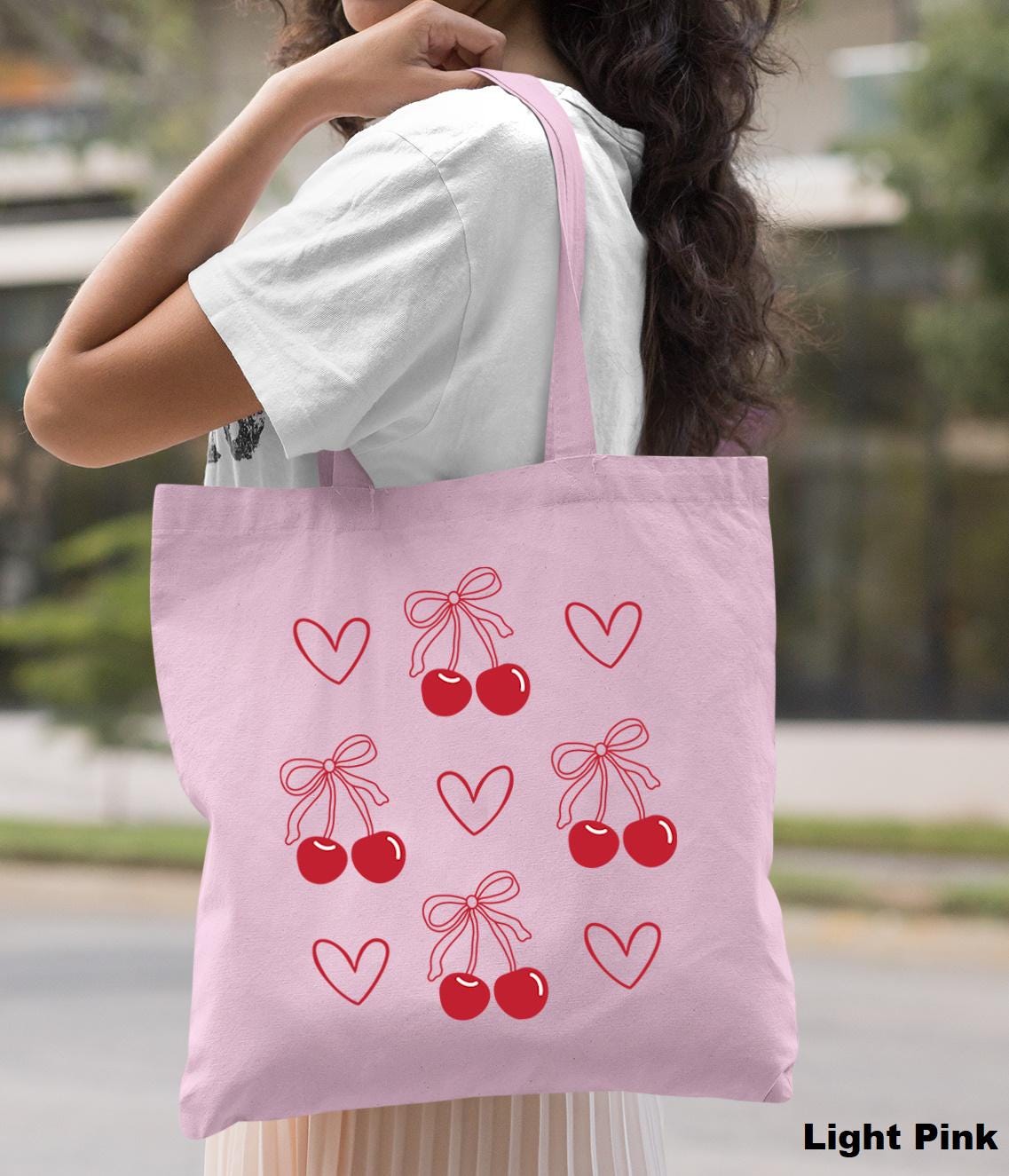 Herlipto HLT CHERRY TOTE BAG espresso Herlipto Cherry Tote Bag