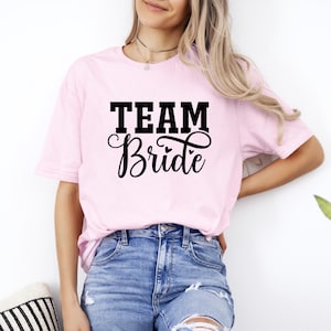 Team Bride T-shirt, Bridesmaids Gift, Team Bride Shirt, Bachelorette Party Shirts, Wedding Gift, Bridal Party Shirt ,Wedding Party Tshirt