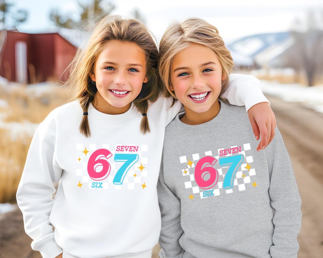 Six Seven Youth Sweatshirt, 6 7 Kids Shirt, Six Seven Shirt, 6 7 Shirt ...