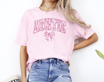 Camiseta floral chinoiserie para tía: regalo para anunciar el embarazo