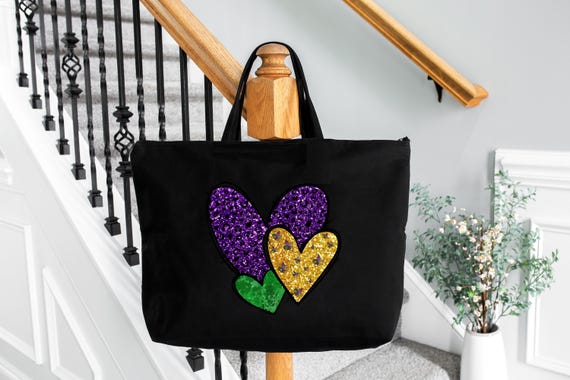 Mardi Gras Gift Bag, Mardi Gras Tote Bag, Mardi Gras Carnival Bag, Fat Tuesday Tote Bag, Mardi Gras Party Bag, Mardi Gras Festival Tote Bag