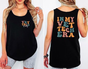 Custom Vet Tech Tank Top: Veterinary Gift, Vet School Student