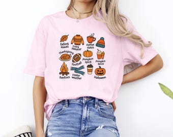 Thankful Pumpkin T-Shirt: Fall Thanksgiving Tee
