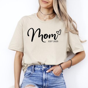 Mother&#39;s Day Tshirt,Personlized Mom Shirt,Mother&#39;s Day Gift,Mama Shirt,Shirt for Mother&#39;s Day,Gift For Mom,Mama Est. Shirt,Mom Birthday Gift