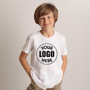 Personalized Kids T-Shirt: Custom Logo or Text, Cotton Blend