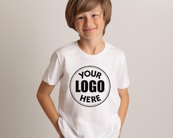 Personalized Kids T-Shirt: Custom Logo or Text, Cotton Blend