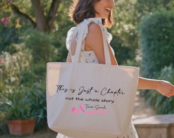 Personalized Cancer Awareness Tote Bag: Cancer Warrior Gift