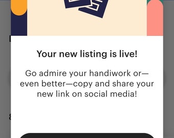 iOS publish digital listing 1.72 copy listing digital