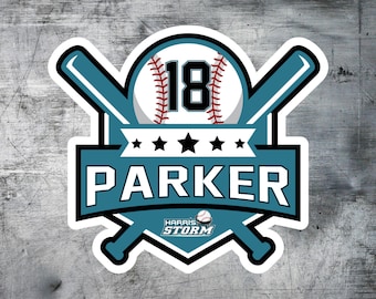 Señal DIGITAL de puerta de béisbol o etiqueta de casillero.