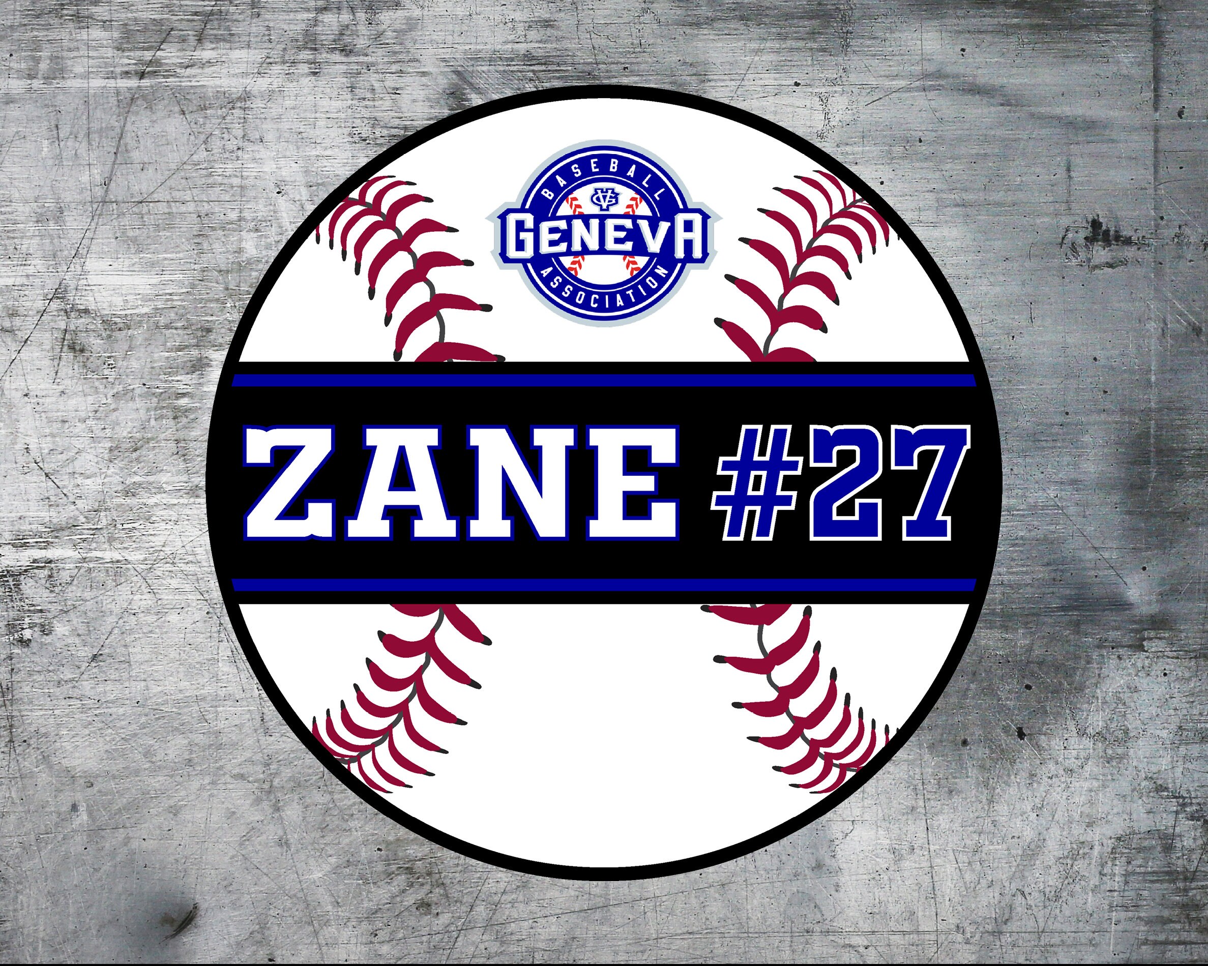 DIGITAL Baseball Door Sign or Locker Tag. Etsy