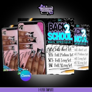 Back 2 School Nail Flyer