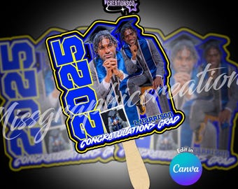 Graduation Fan | Custom 2025 Design | Graduation |