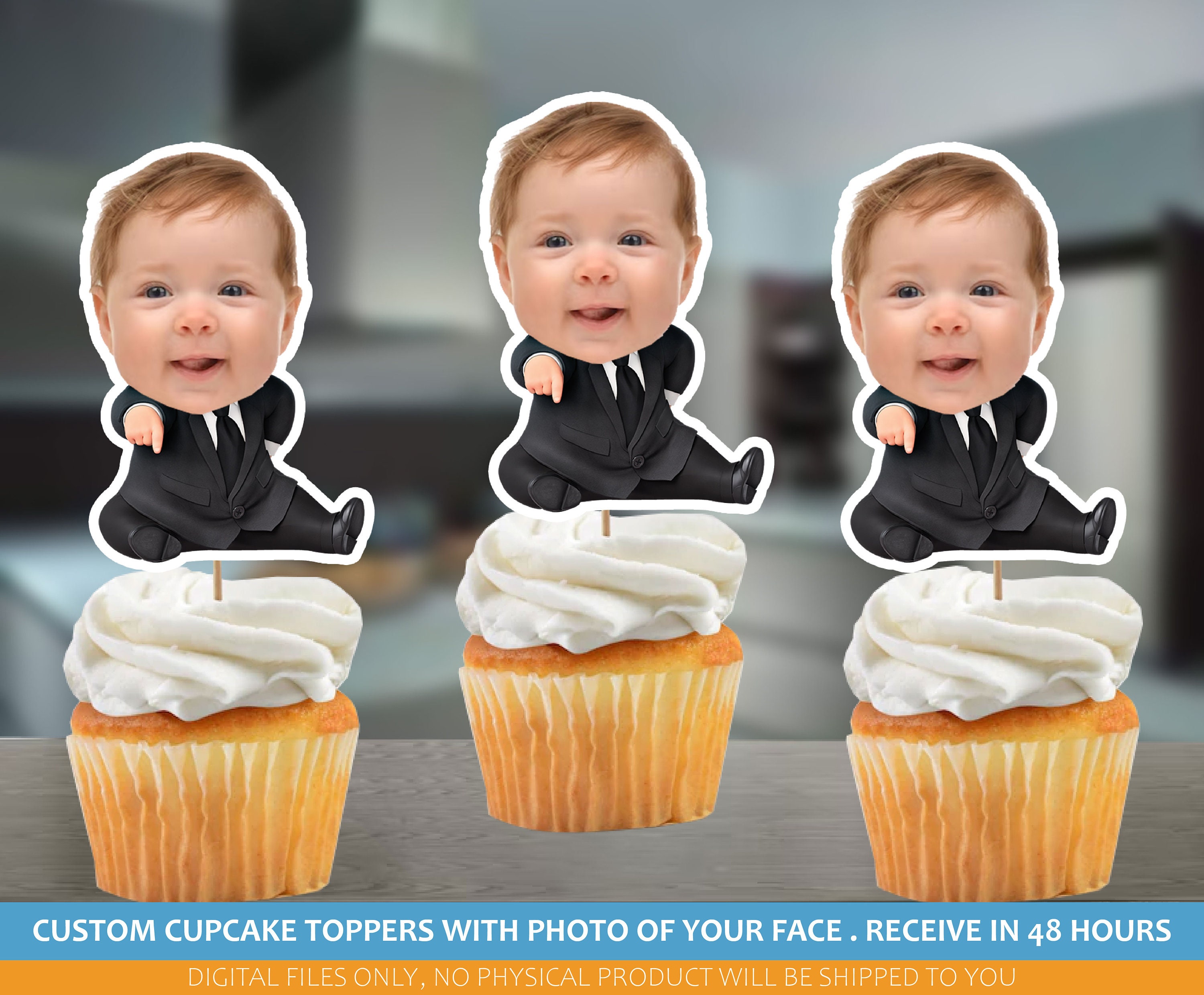 NutMeg Party Boxes - Ruthless and Toothless! BABY BOSS Cupcake toppers 👶🏼  . . . . . . #babyboss #cupcaketoppers #customorder #customdesign #party  #cake #nutmegpartyboxes #mompreneur